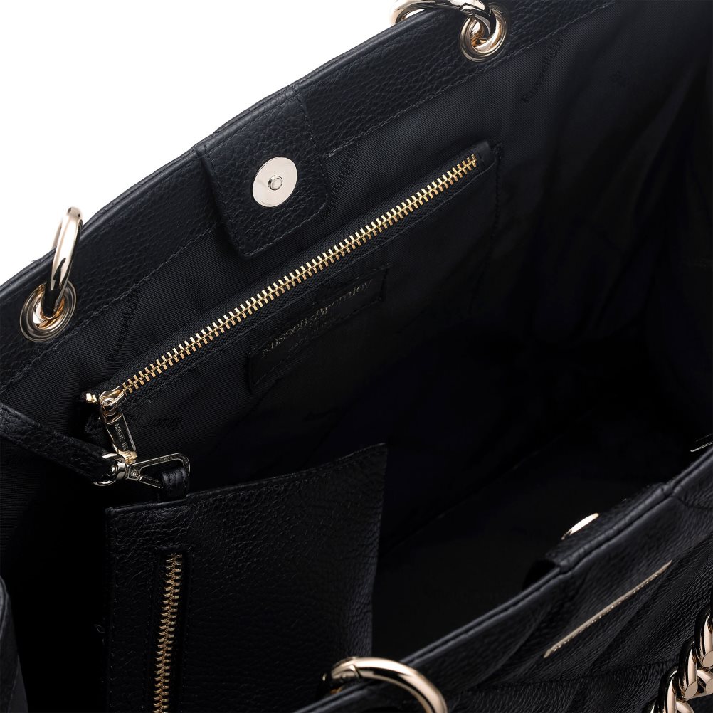 Dámské Přebalovací Tašky Russell & Bromley Quilt Tote Oversized Černé | CZ-64870T
