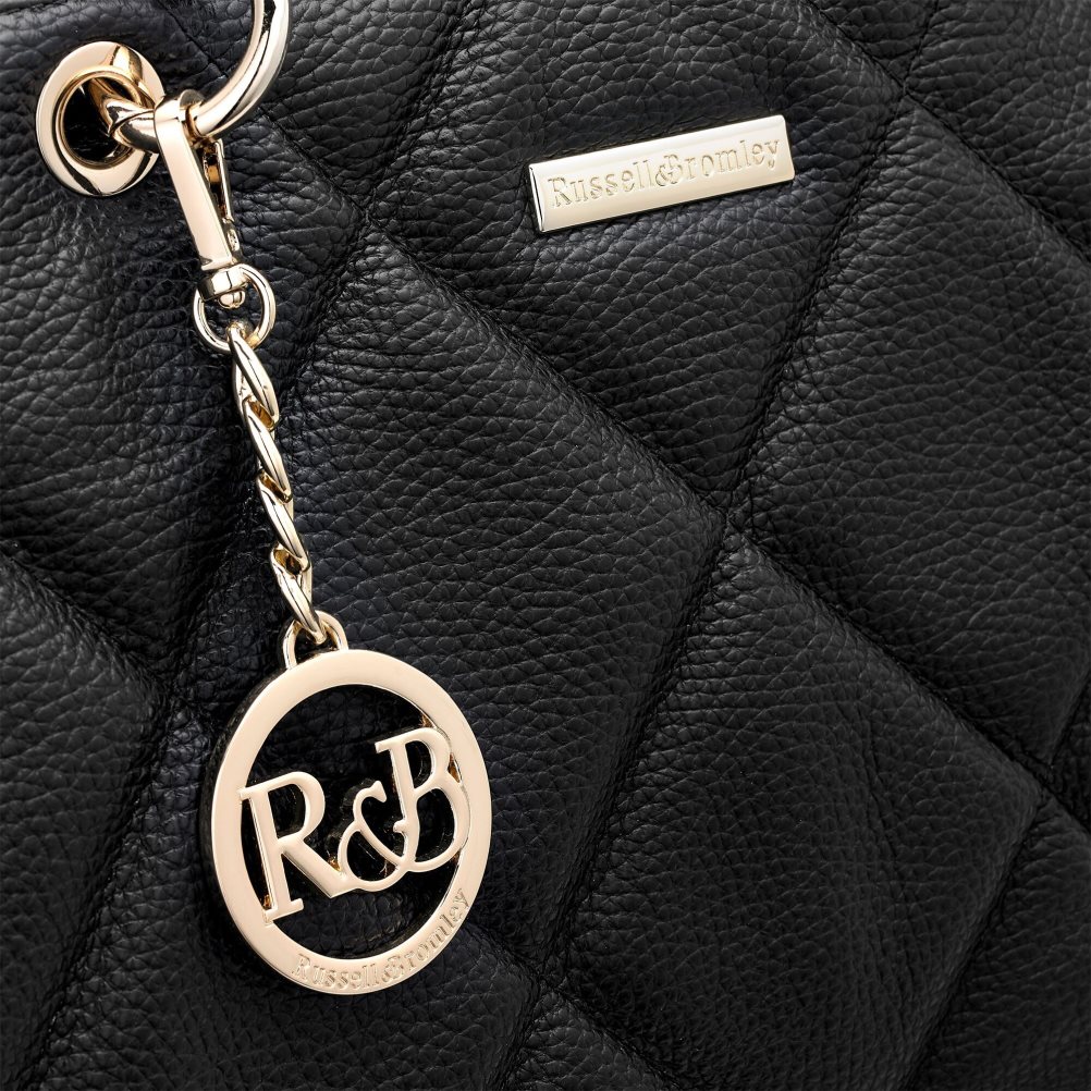 Dámské Přebalovací Tašky Russell & Bromley Quilt Tote Oversized Černé | CZ-64870T