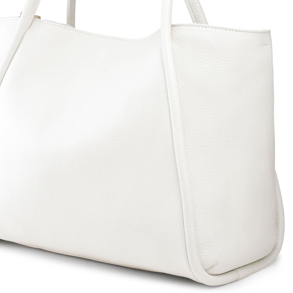 Dámské Přebalovací Tašky Russell & Bromley Icon Chain East/West Grab Bílé | CZ-70814L