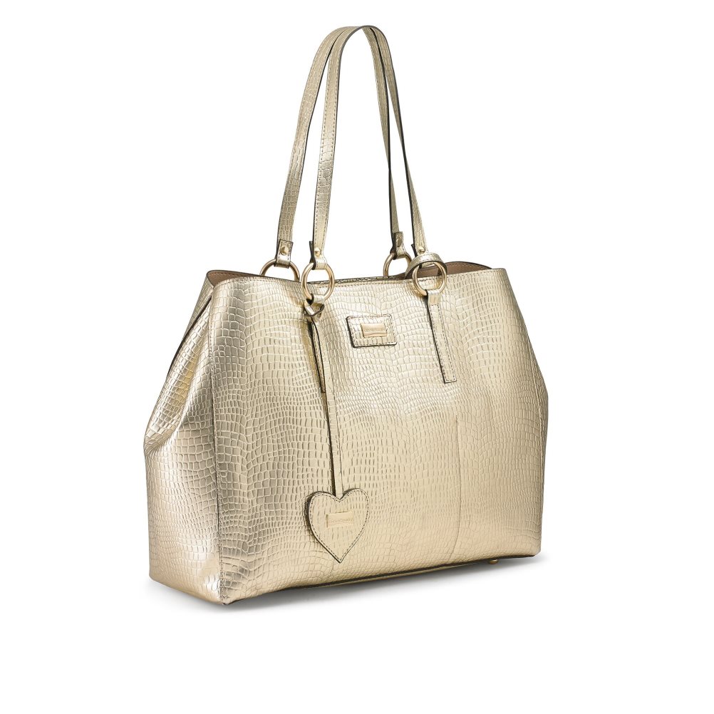 Dámské Přebalovací Tašky Russell & Bromley Cabana Oversized Shopper Zlaté | CZ-98215C