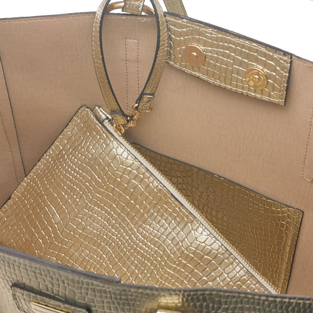 Dámské Přebalovací Tašky Russell & Bromley Cabana Oversized Shopper Zlaté | CZ-98215C