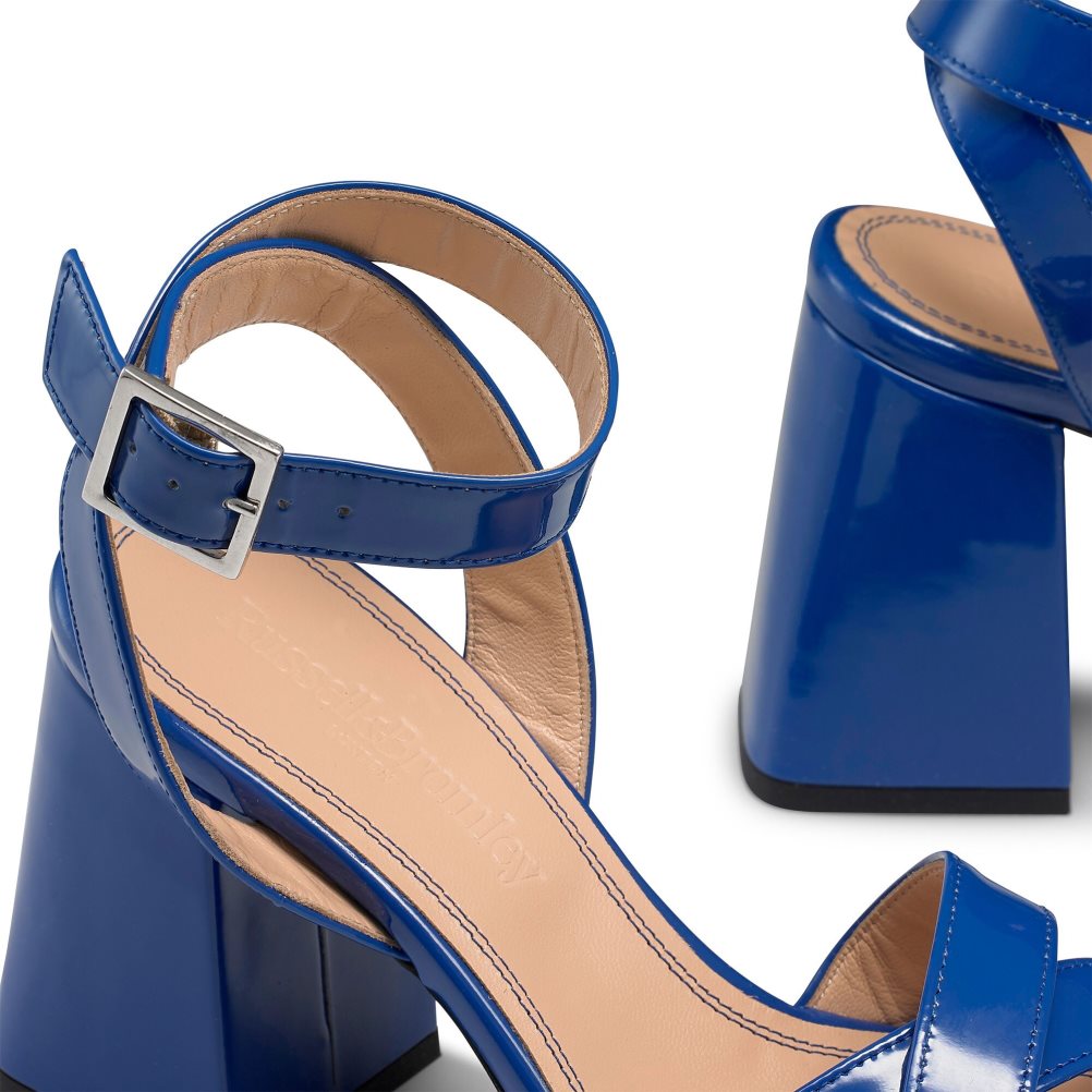Dámské Sandály na Podpatku Russell & Bromley Groovybaby Platformy Blankyt | CZ-73496P