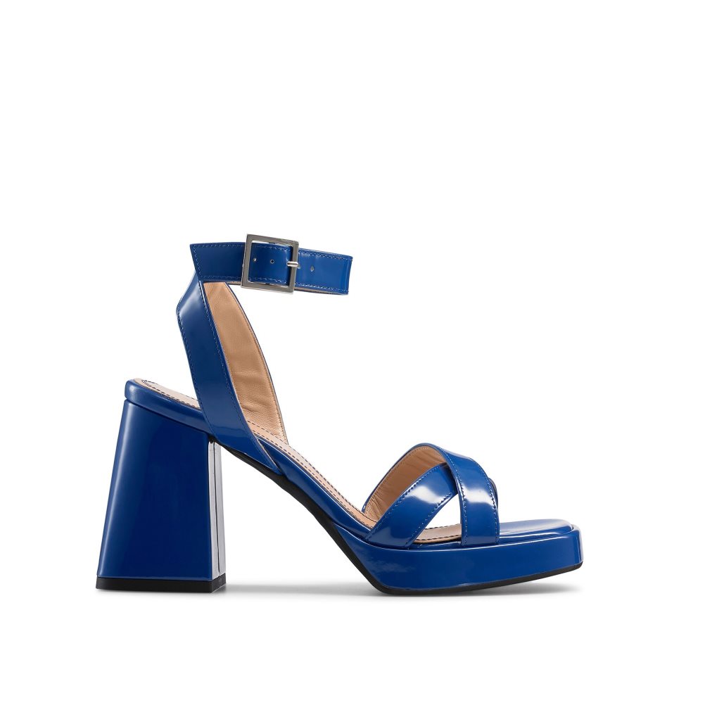 Dámské Sandály na Podpatku Russell & Bromley Groovybaby Platformy Blankyt | CZ-73496P