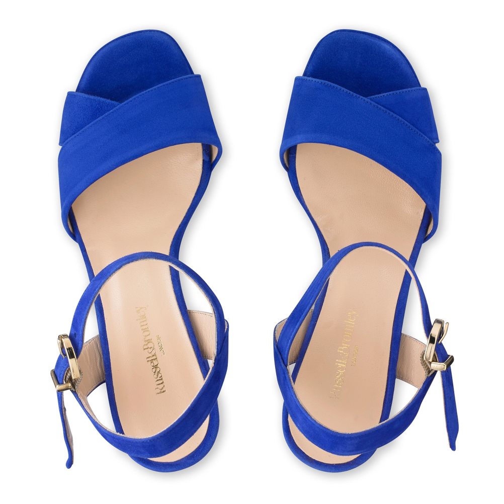 Dámské Sandály na Podpatku Russell & Bromley Topform Platformy Blankyt | CZ-85416C