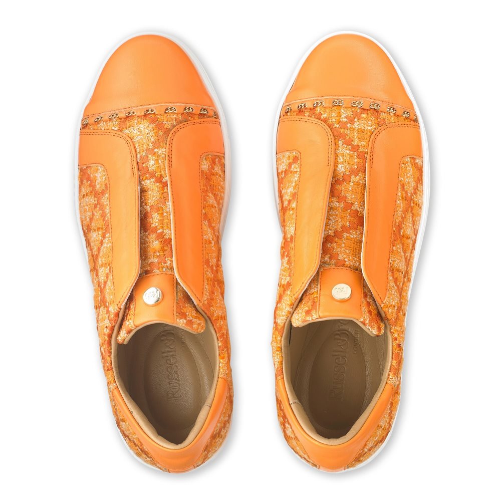Dámské Tenisky Russell & Bromley Seawalk Laceless Oranžové | CZ-28369Y