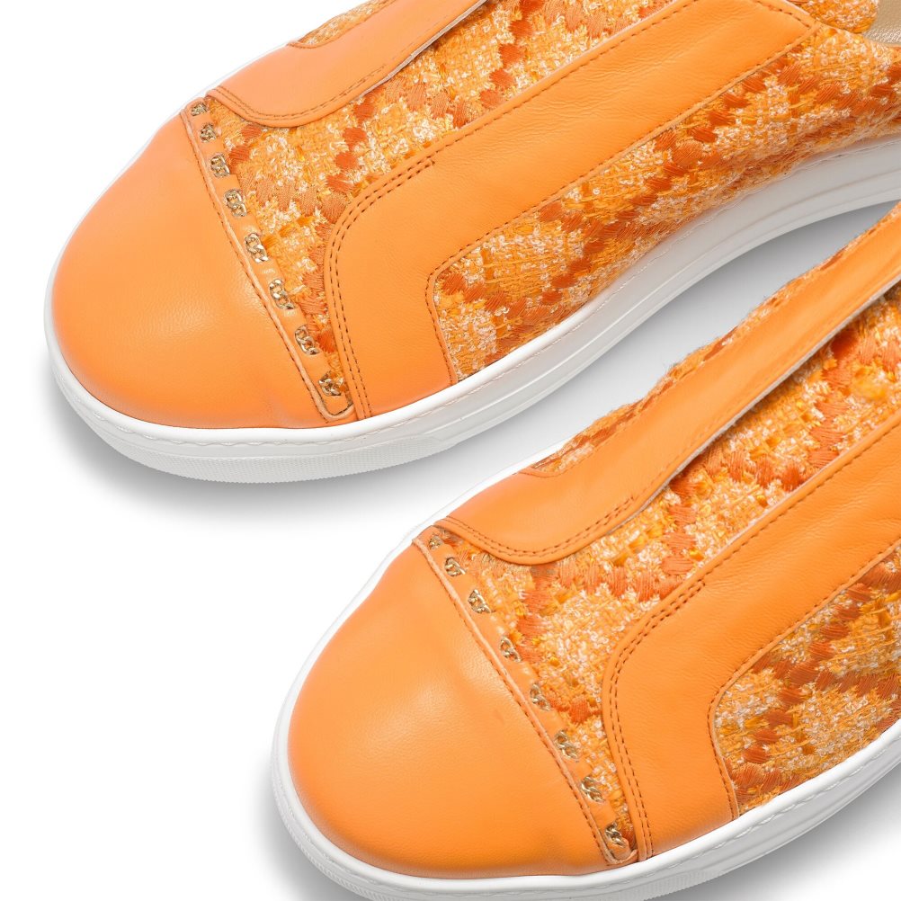 Dámské Tenisky Russell & Bromley Seawalk Laceless Oranžové | CZ-28369Y