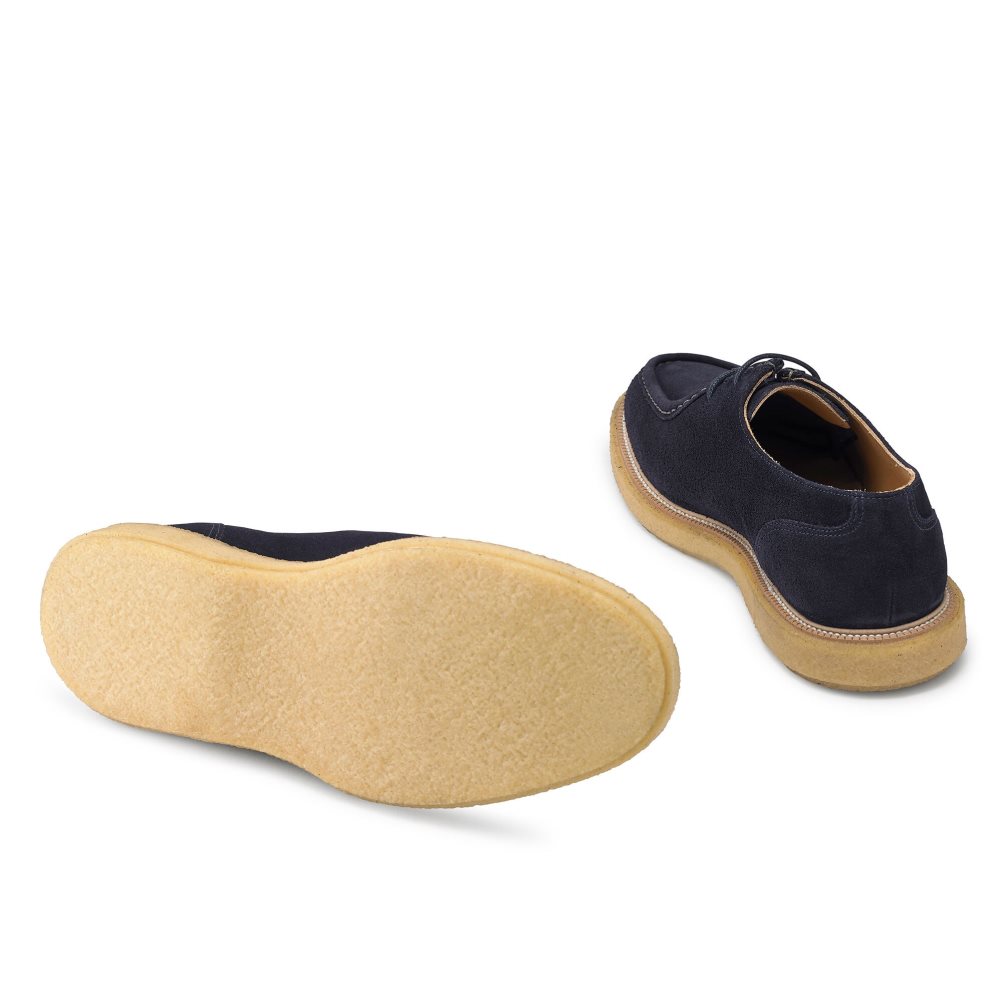 Pánské Boty Derby Russell & Bromley Algonquin Crepe Sole Trappeur Tmavě Blankyt | CZ-25031C