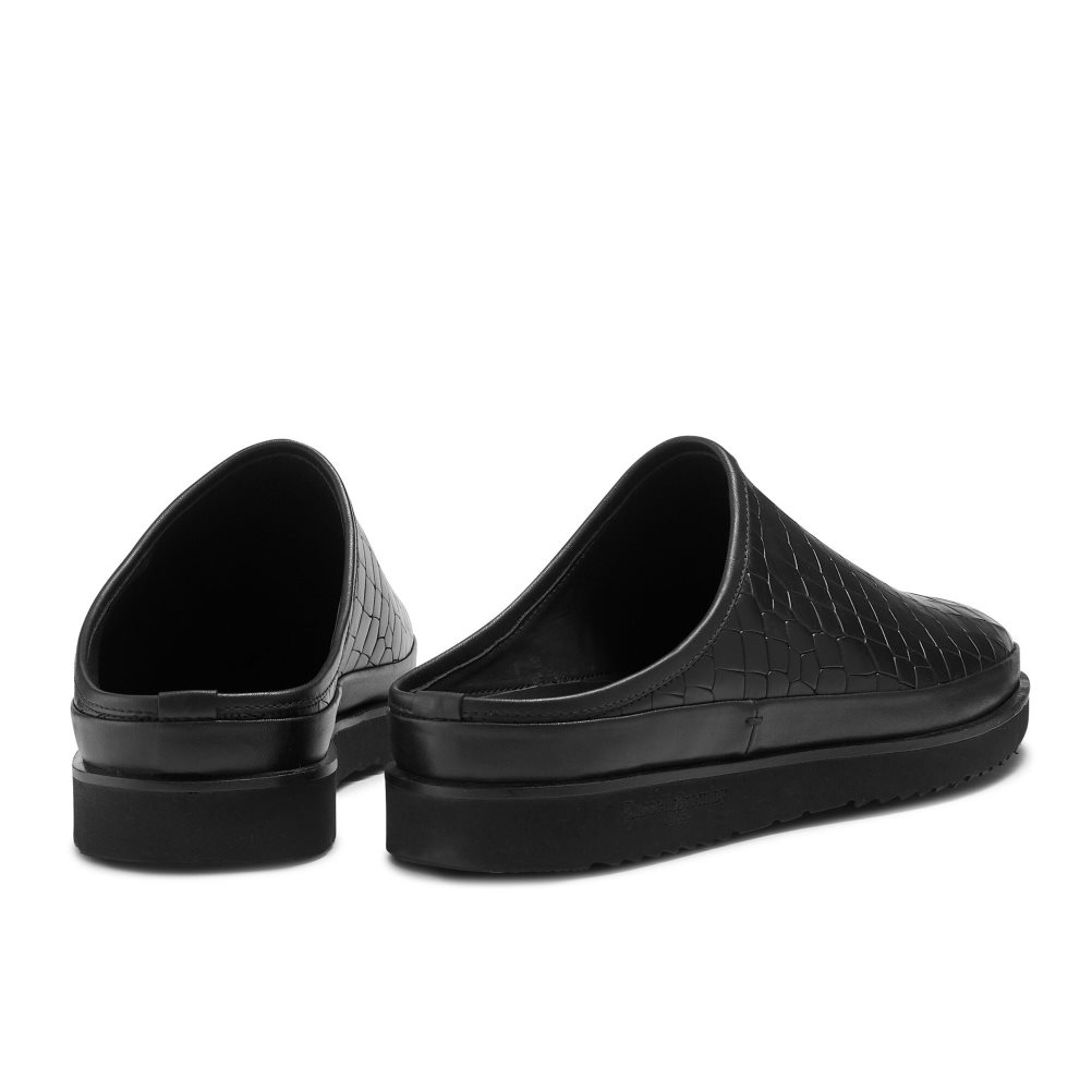 Pánské Boty Mules Russell & Bromley San Cataldo Černé | CZ-80217K