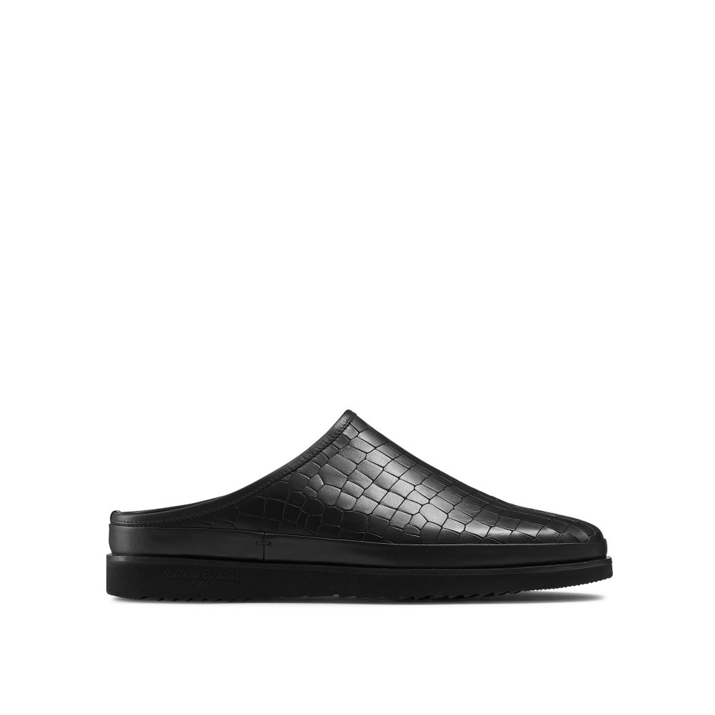 Pánské Boty Mules Russell & Bromley San Cataldo Černé | CZ-80217K