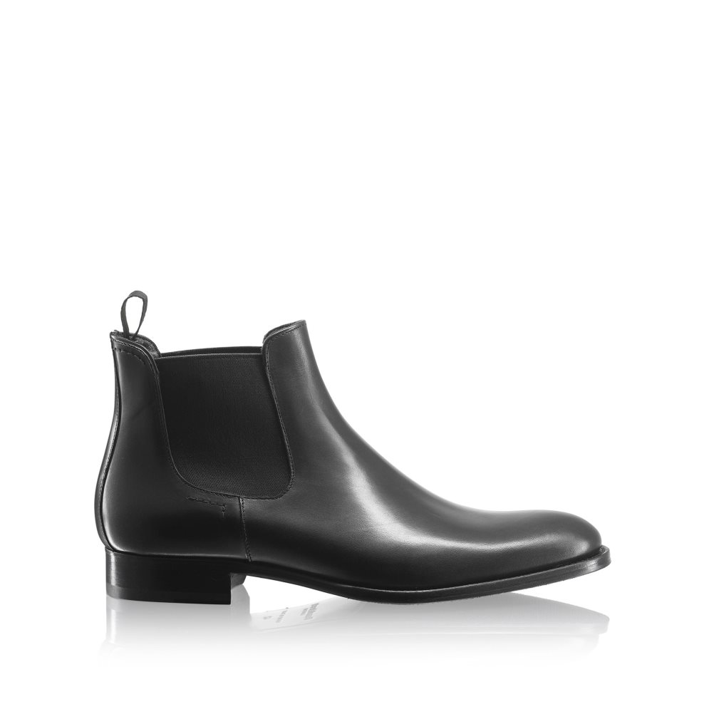 Pánské Chelsea Boty Russell & Bromley Beechwood Classic Černé | CZ-27048V