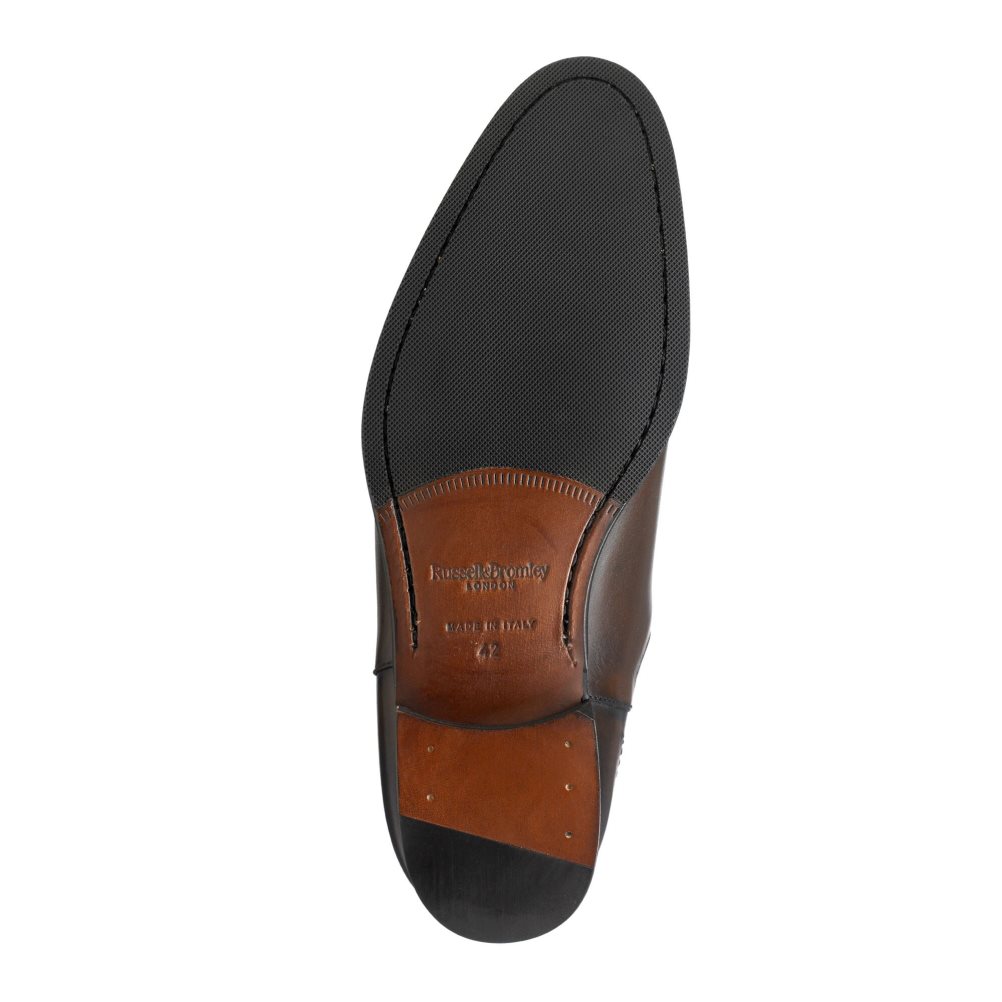Pánské Chelsea Boty Russell & Bromley Beechwood Classic Čokolády | CZ-36728X