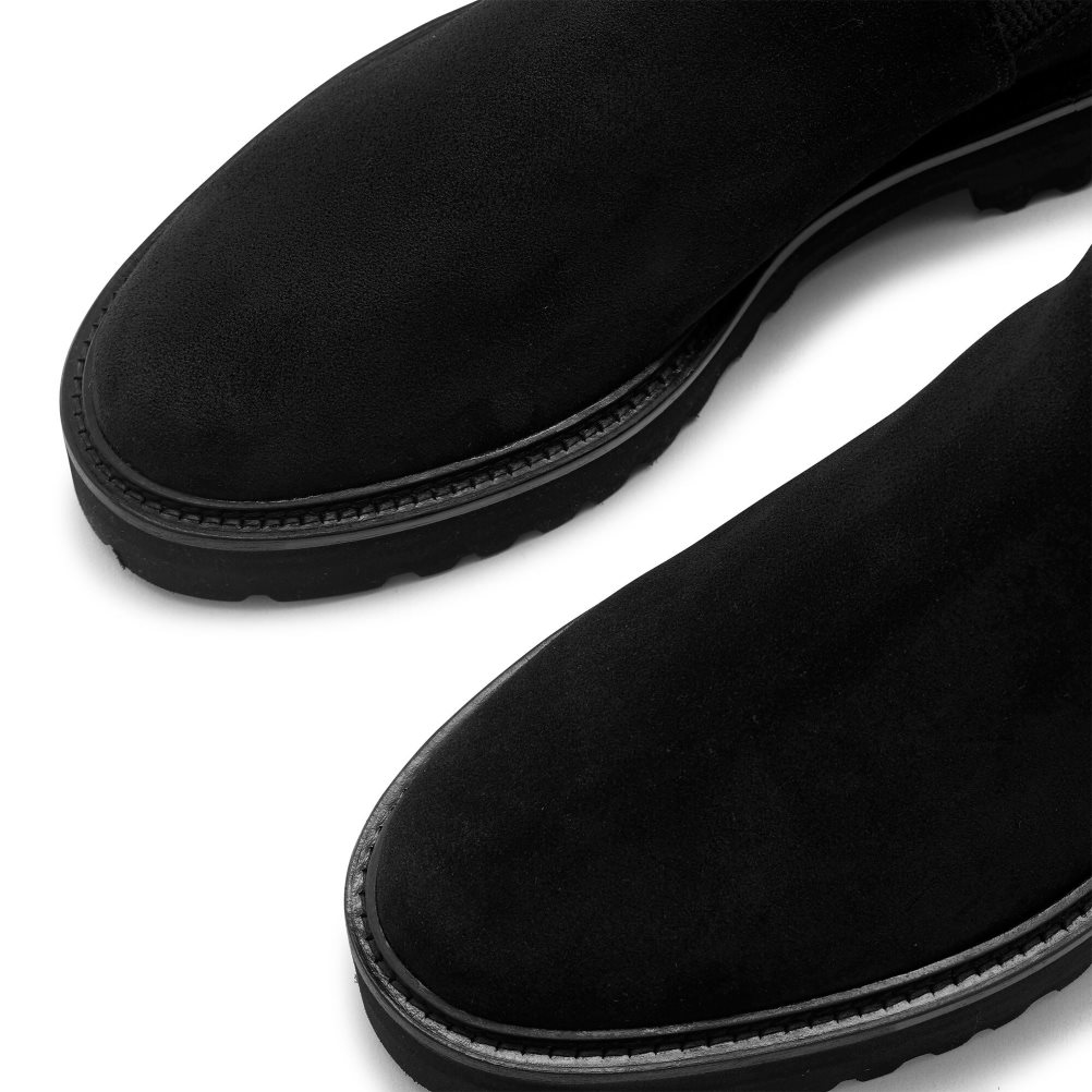 Pánské Chelsea Boty Russell & Bromley Bruton Čistěno Sole Černé | CZ-08472K