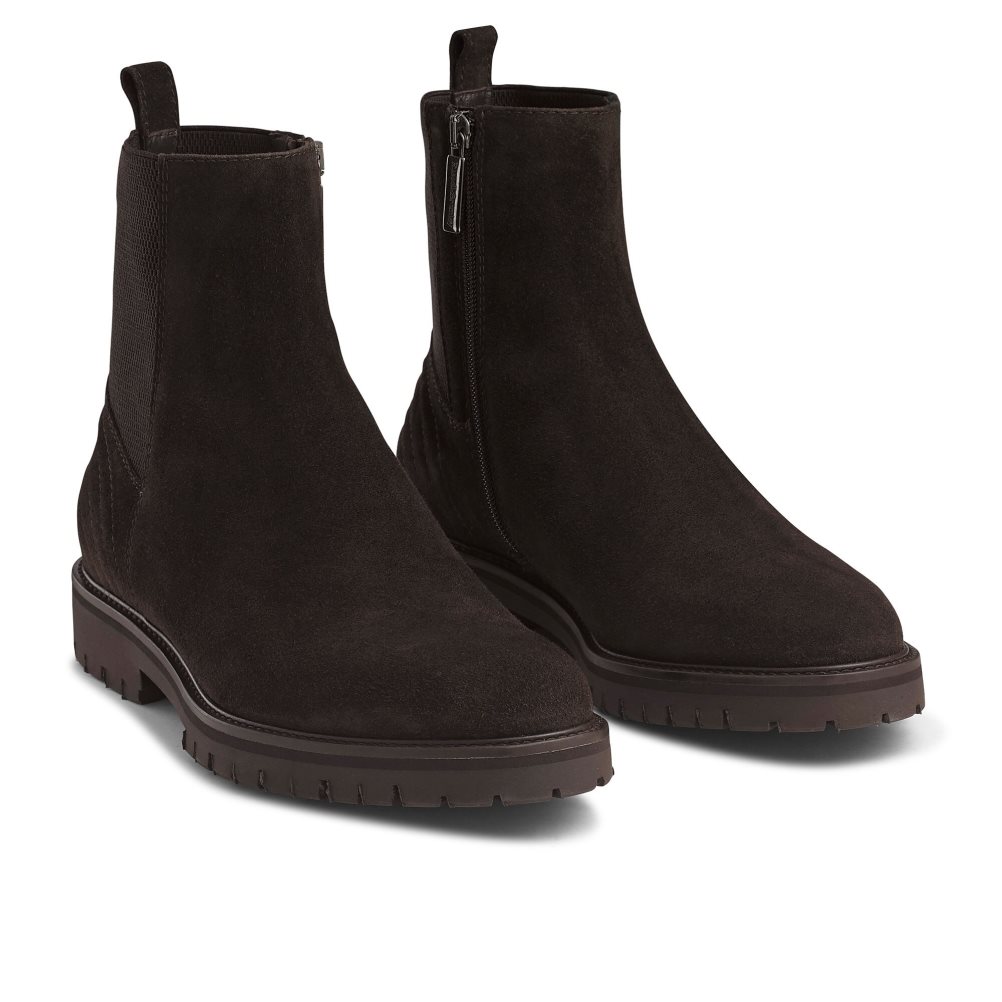 Pánské Chelsea Boty Russell & Bromley Brando Čokolády | CZ-71486A