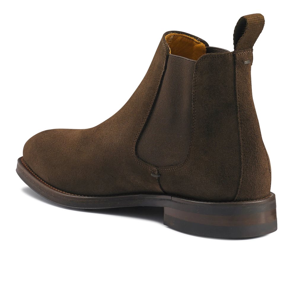 Pánské Chelsea Boty Russell & Bromley Burlington Tmavě Hnědé | CZ-41327G