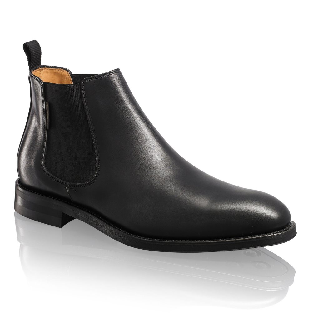 Pánské Chelsea Boty Russell & Bromley Burlington Černé | CZ-51640W