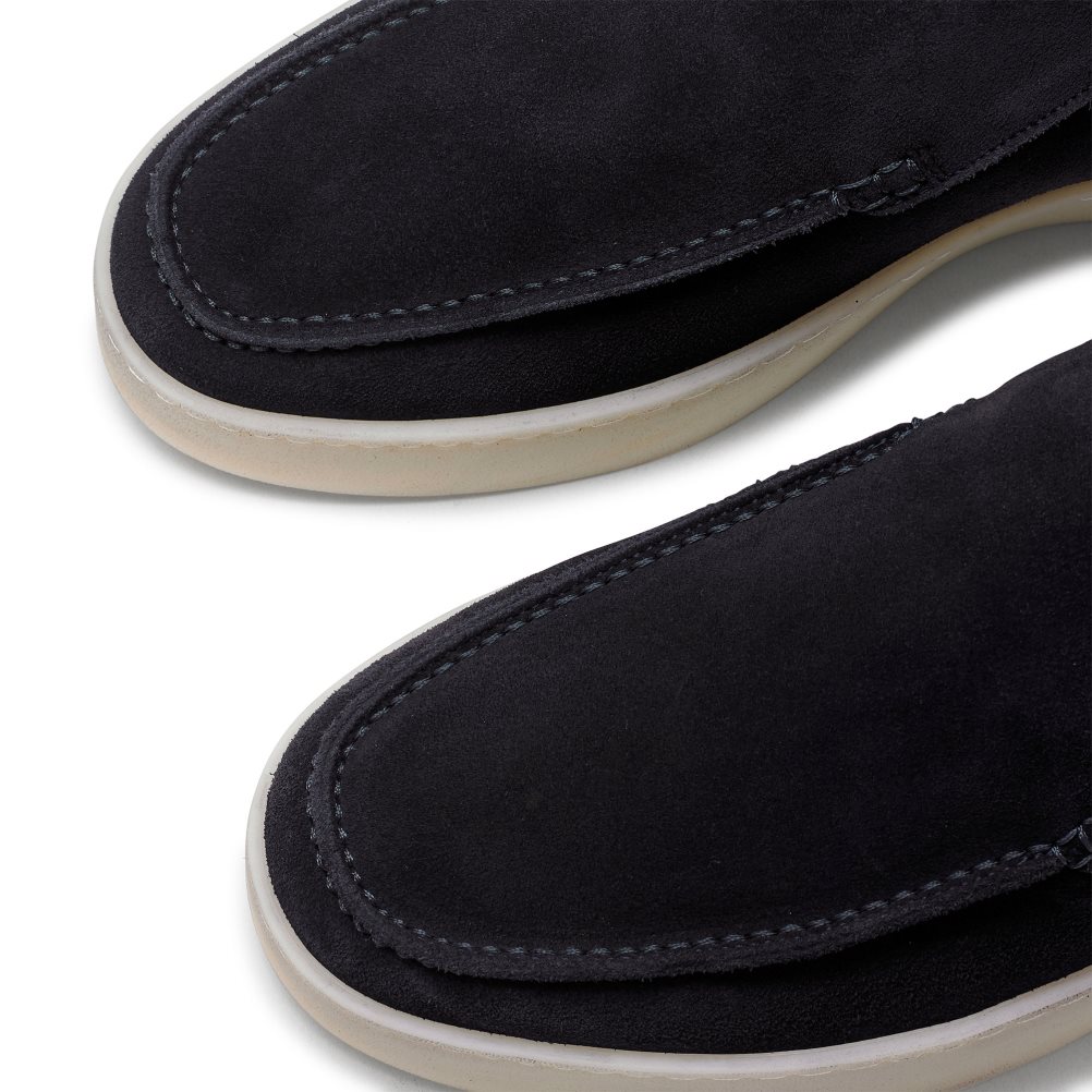 Pánské Chukka Boty Russell & Bromley Monterey Slip On Tmavě Blankyt | CZ-46817J