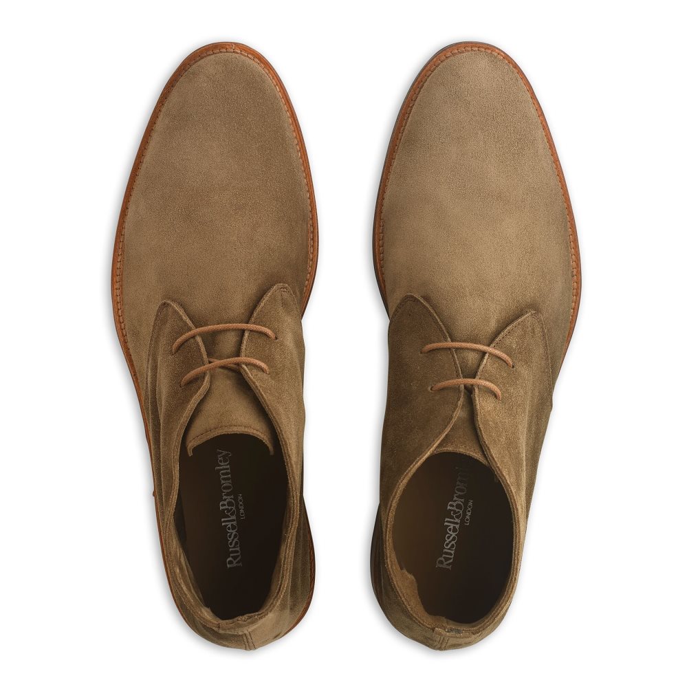 Pánské Chukka Boty Russell & Bromley Pall Mall Unlined Hnědé | CZ-84512B