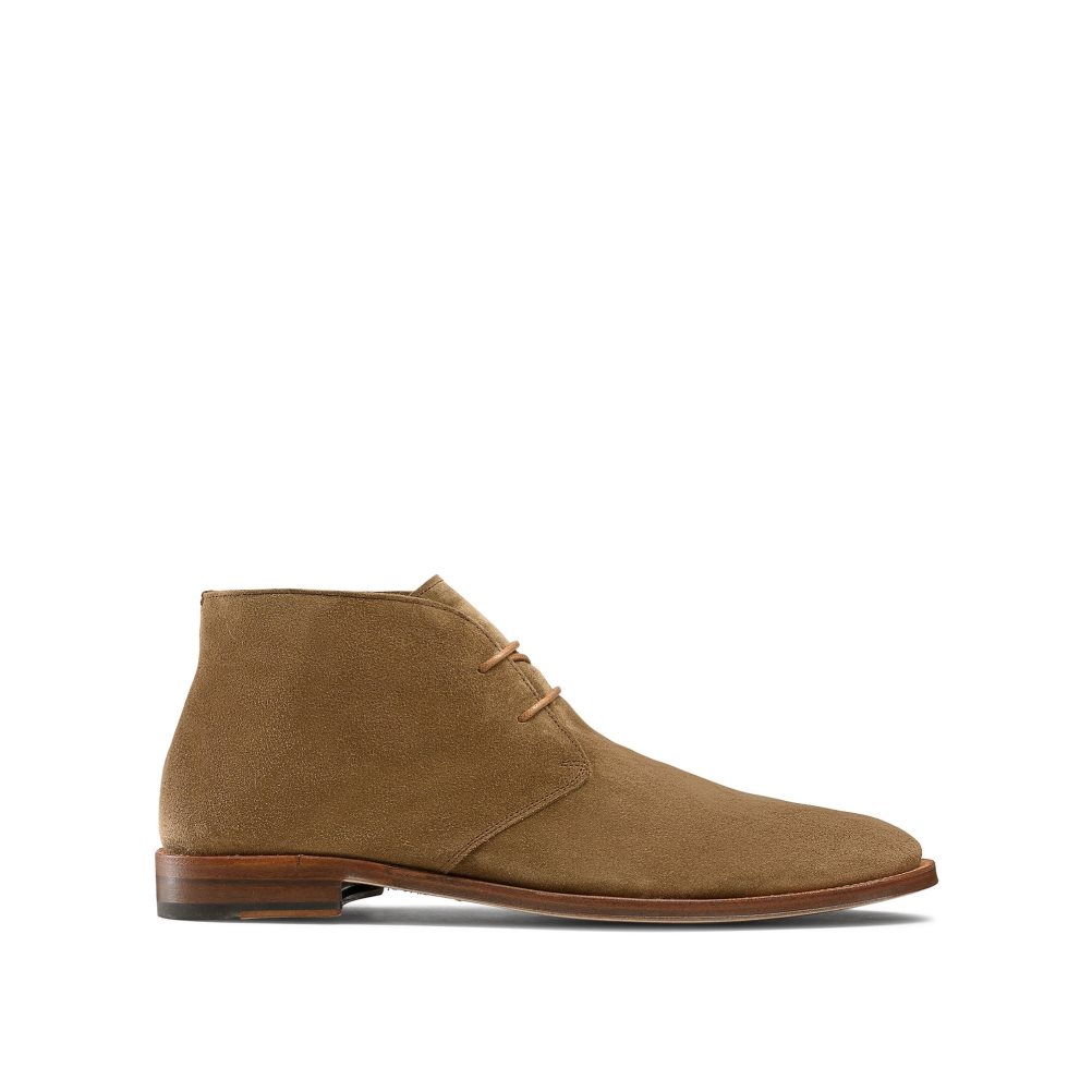 Pánské Chukka Boty Russell & Bromley Pall Mall Unlined Hnědé | CZ-84512B