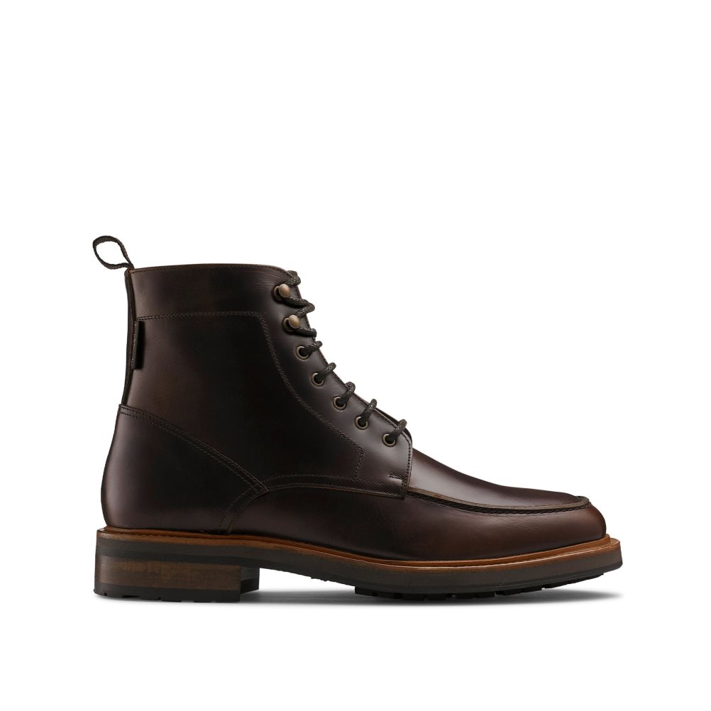 Pánské Kotníkové Boty Russell & Bromley Ambleside 5 Eyelet Čokolády | CZ-39581W