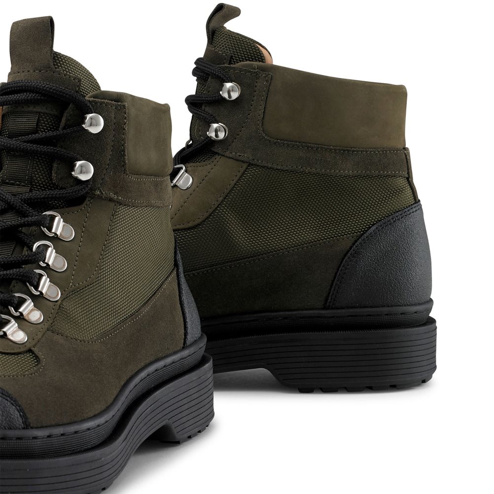 Pánské Kotníkové Boty Russell & Bromley Trailové Hiker Krajkové Olivy Zelené | CZ-42130Q