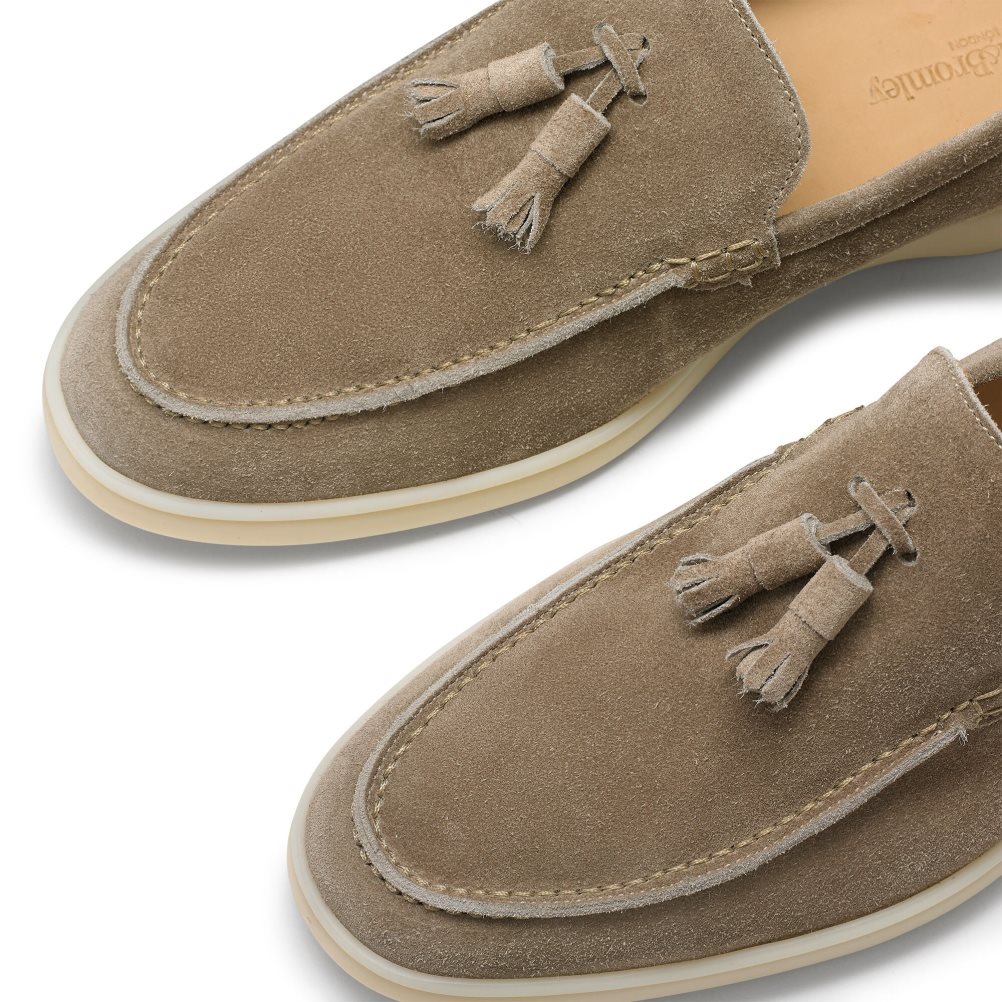 Pánské Loafers Russell & Bromley Cambria Tassel Hnědé | CZ-68127G