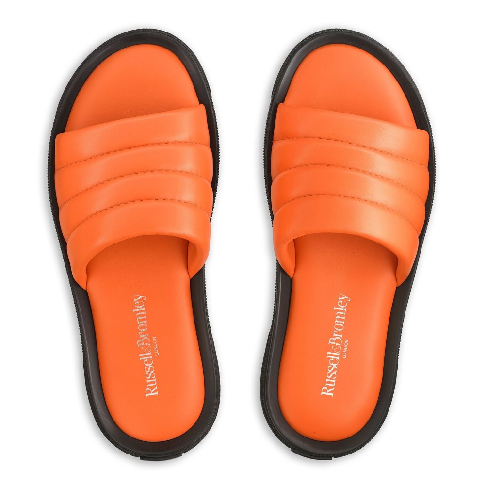 Pánské Pantofle Russell & Bromley Luxe Oranžové | CZ-52178H