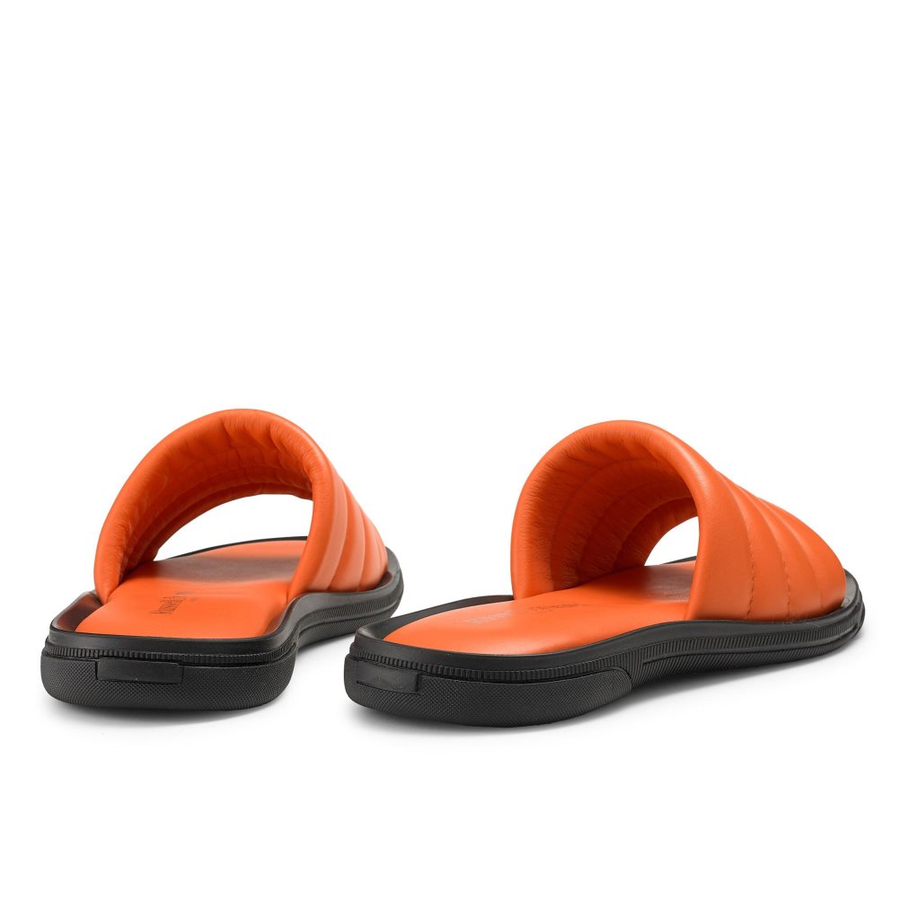 Pánské Pantofle Russell & Bromley Luxe Oranžové | CZ-52178H