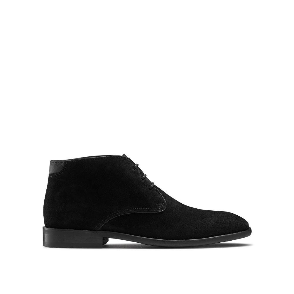 Pánské Pouštní Boty Russell & Bromley Classic Černé | CZ-59274M