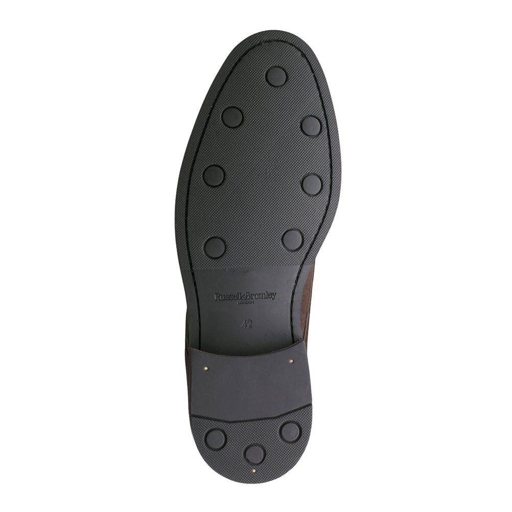Pánské Pouštní Boty Russell & Bromley Classic Čokolády | CZ-70962L