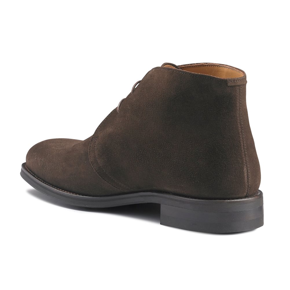 Pánské Pouštní Boty Russell & Bromley Jermyn Laced Čokolády | CZ-94150V