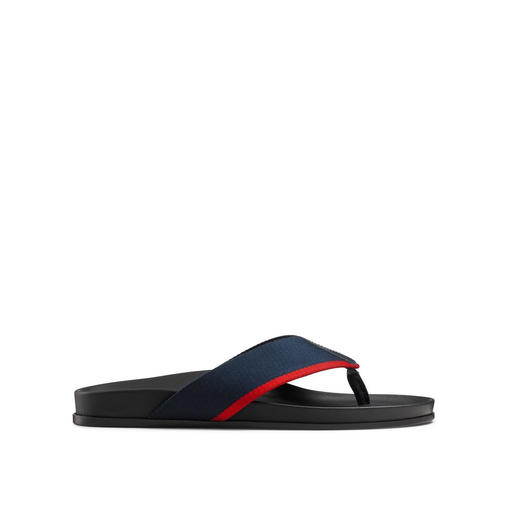 Pánské Sandály Toe-Post Russell & Bromley Fab Tmavě Blankyt | CZ-84963T
