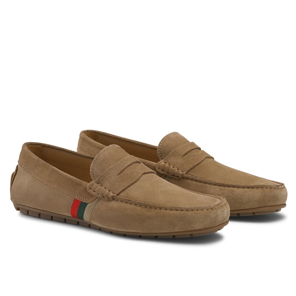 Pánské Společenské Boty Russell & Bromley Soft Wear Driving Hnědé | CZ-42609J