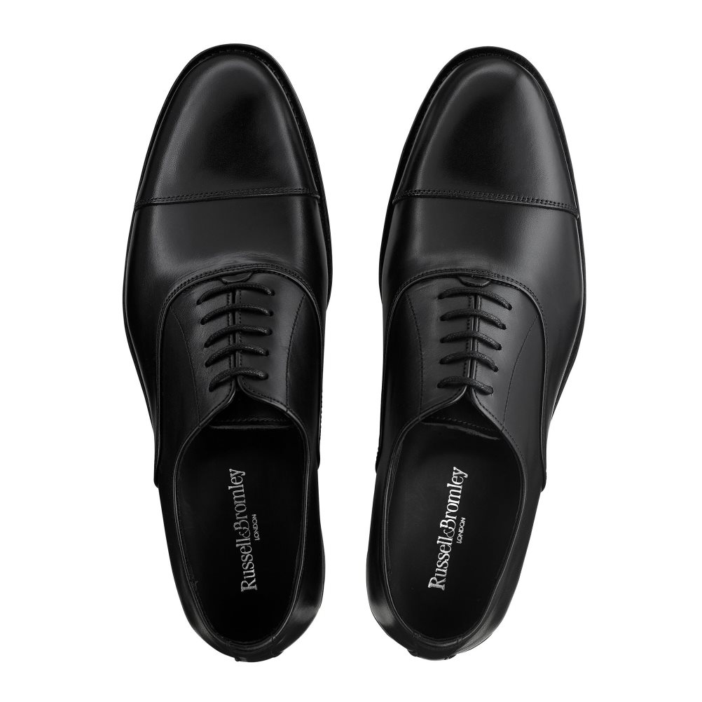 Pánské Společenské Boty Russell & Bromley Boris Krajkové-up Oxford Černé | CZ-79023Y