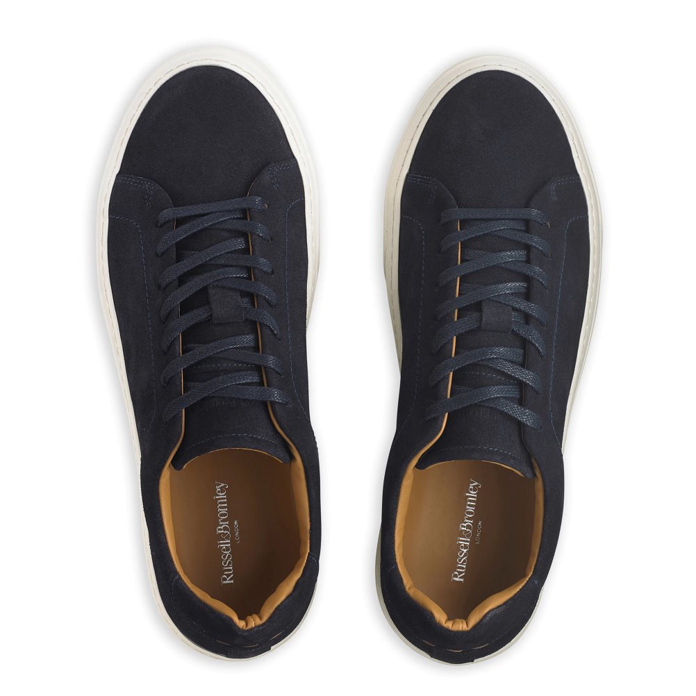 Pánské Tenisky Russell & Bromley Out Pace Luxury Černé | CZ-08932A