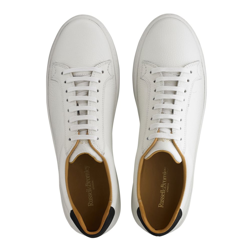 Pánské Tenisky Russell & Bromley Park Run Low-top Bílé | CZ-27168R