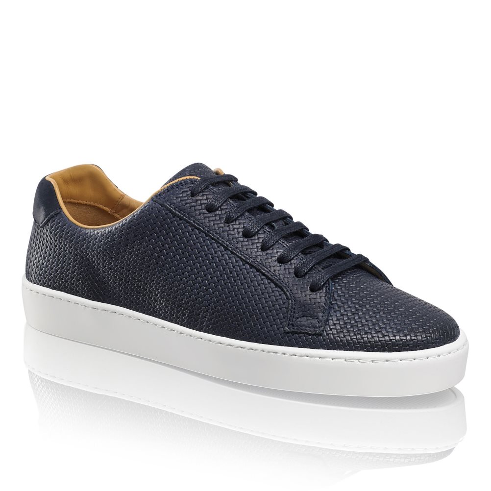 Pánské Tenisky Russell & Bromley Park Run Low-top Tmavě Blankyt | CZ-51476U