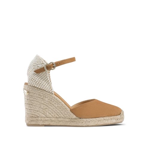 Dámské Boty Na Klínku Russell & Bromley Coco-hi Espadrilky Hnědé | CZ-21593Q