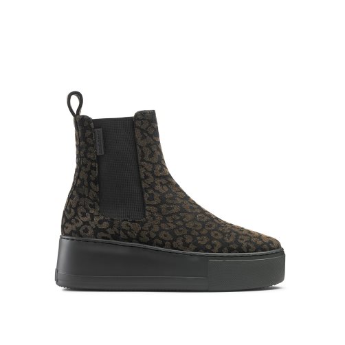 Dámské Chelsea Boty Russell & Bromley Park Way Leopard | CZ-91358P