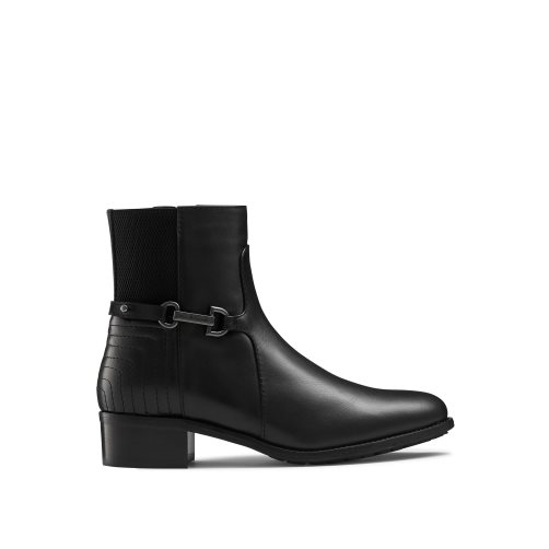 Dámské Kotníkové Boty Russell & Bromley Rein Fall Elastic Back Černé | CZ-30675C
