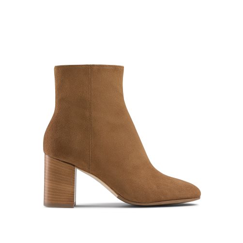 Dámské Kozačky na Podpatku Russell & Bromley Katie Dryleks Hnědé | CZ-41658D