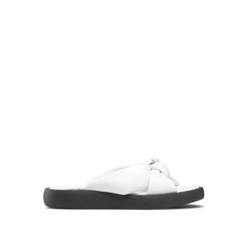 Dámské Ploché Sandály Russell & Bromley Dallas Knot Bílé | CZ-61038W