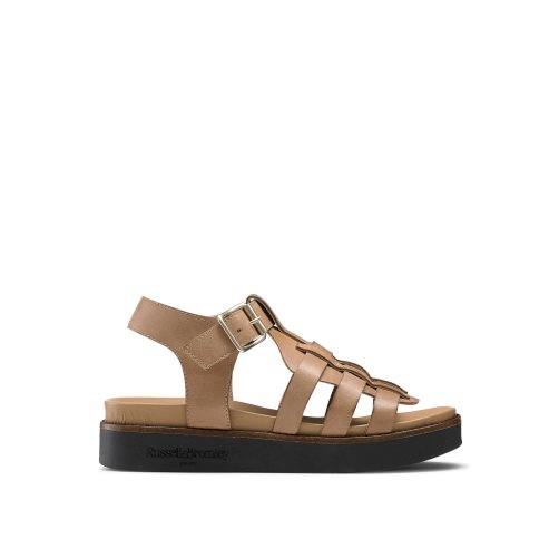 Dámské Ploché Sandály Russell & Bromley Portland Fisherman Hnědé | CZ-65972D