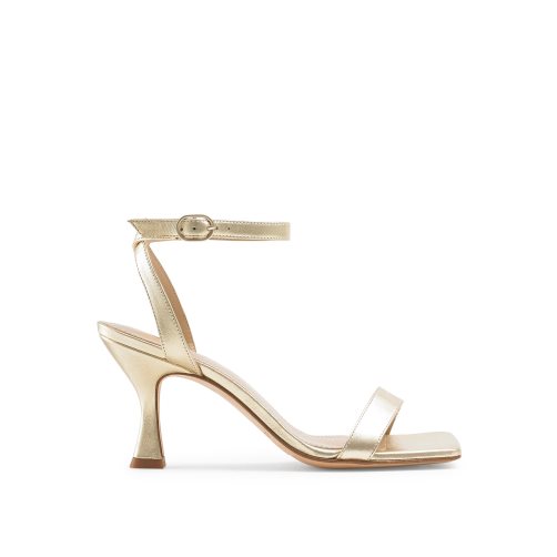 Dámské Sandály na Podpatku Russell & Bromley Negroni Two Part Zlaté | CZ-20796M