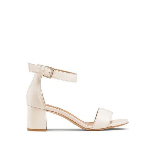 Dámské Sandály na Podpatku Russell & Bromley Ittakestwo Block Krém | CZ-45298N