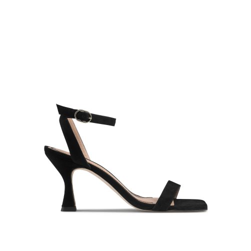 Dámské Sandály na Podpatku Russell & Bromley Negroni Two Part Černé | CZ-75013U
