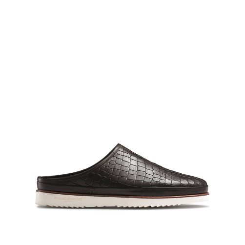 Pánské Boty Mules Russell & Bromley San Cataldo Tmavě Hnědé | CZ-70324X