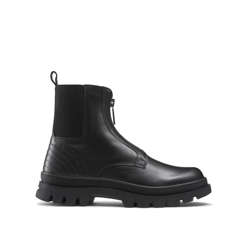Pánské Kotníkové Boty Russell & Bromley Zip Wire Dryleks Zip Up Černé | CZ-67950V