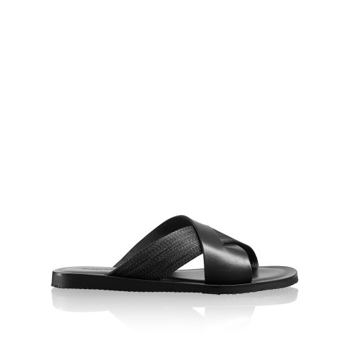 Pánské Sandály Skluzavky Russell & Bromley Fab Slip-on Černé | CZ-37526U