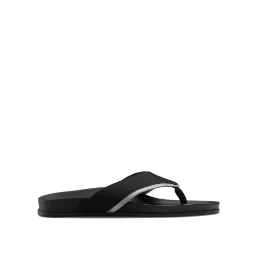 Pánské Sandály Toe-Post Russell & Bromley Fab Černé | CZ-78342S